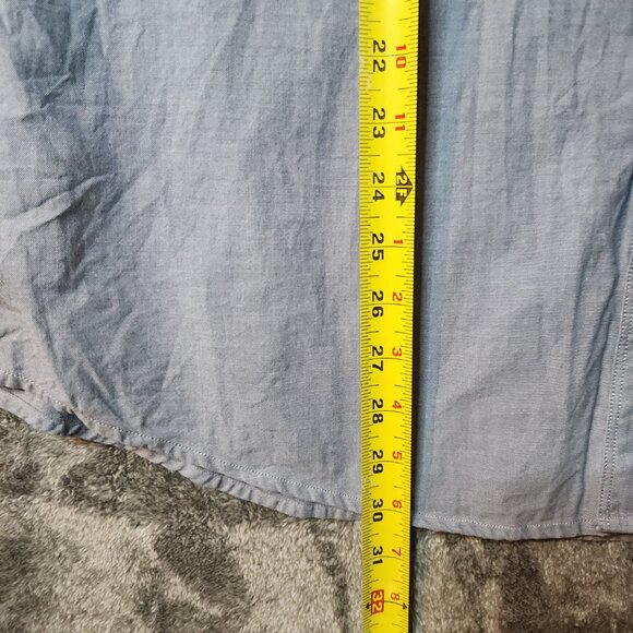 Original Penguin Heritage Slim Men's Button Down Long Size XXL Blue Casual EUC - Picture 10 of 10